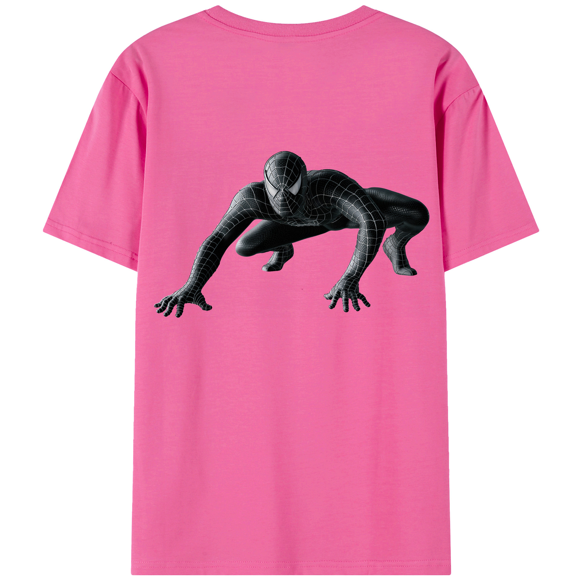 （画像用） Spider Man スパイダーマン レディース半袖Tシャツ(バックプリント)